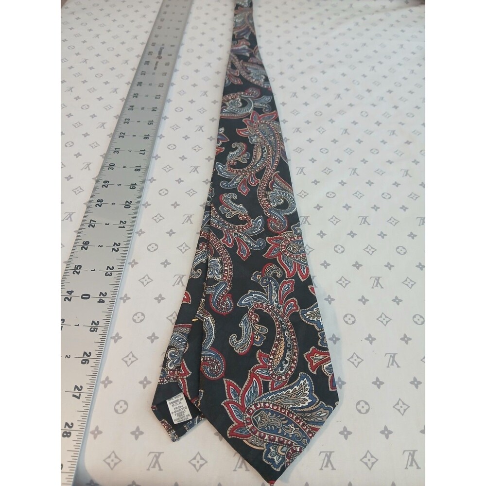 Towncraft - Necktie - Multicolor Floral Pattern - 3-1/4" W  - 56" L